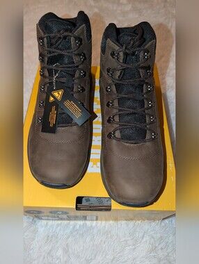 Eurostar Trevor Leather Work Boots Oil And Slip Resistant Size 10.5 Brown NIB